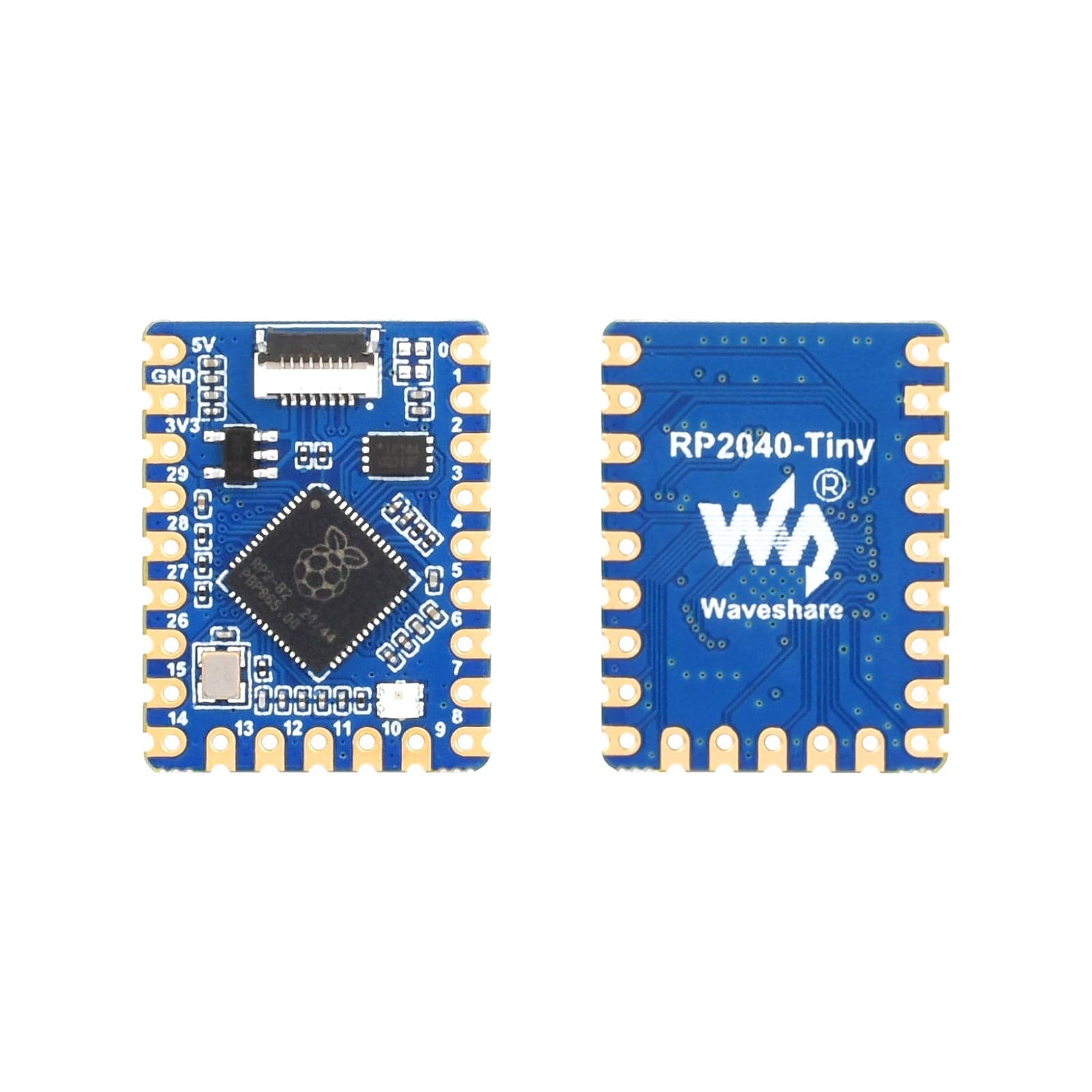 Waveshare RP2040 Tiny by Waveshare - The Pi Hut