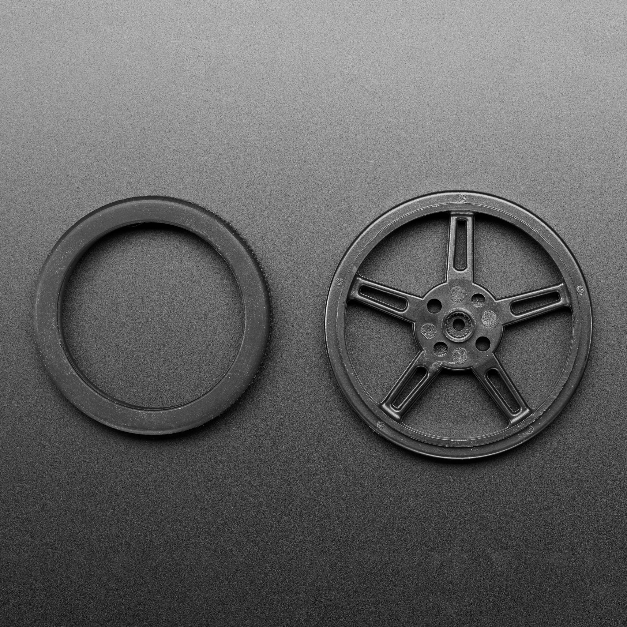 Wheel for Micro Continuous Rotation FS90R Servo by Adafruit - The Pi Hut