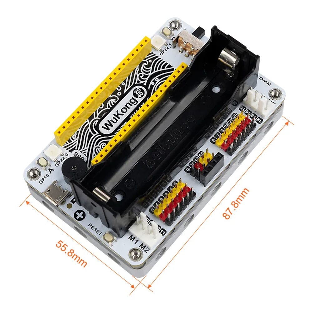 WuKong 2040 for Raspberry Pi Pico by Elecfreaks - The Pi Hut