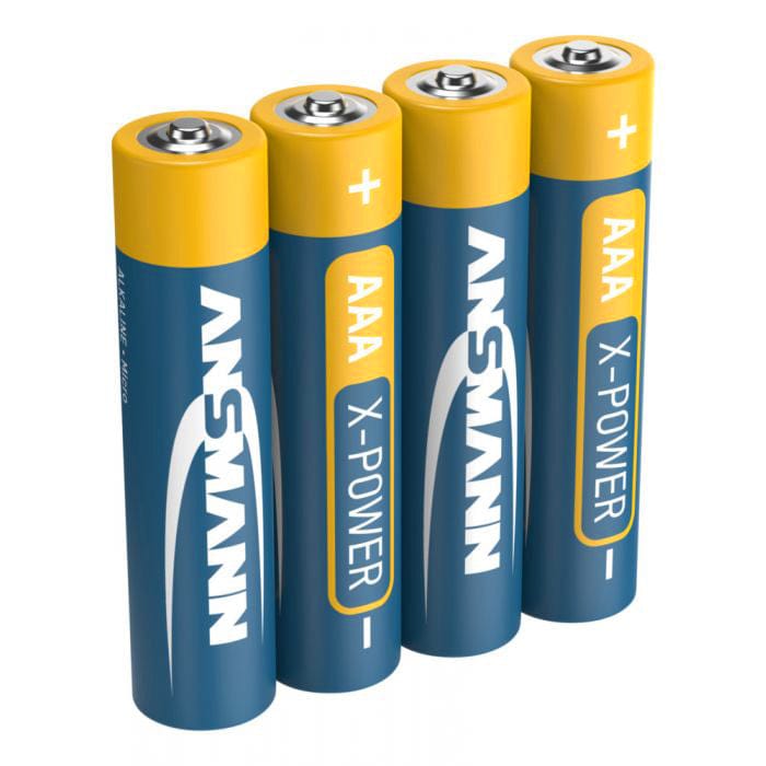 X-Power 1.5V AAA Alkaline Batteries (4-Pack) by ANSMANN - The Pi Hut