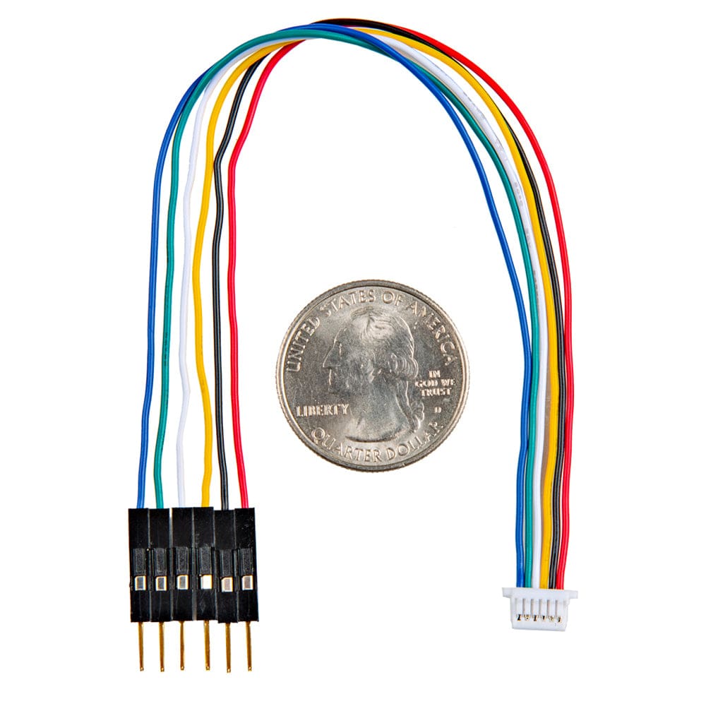 XRP Motor to Breadboard Jumper Cable - 6in. (6-pin JST-SH) by Sparkfun - The Pi Hut