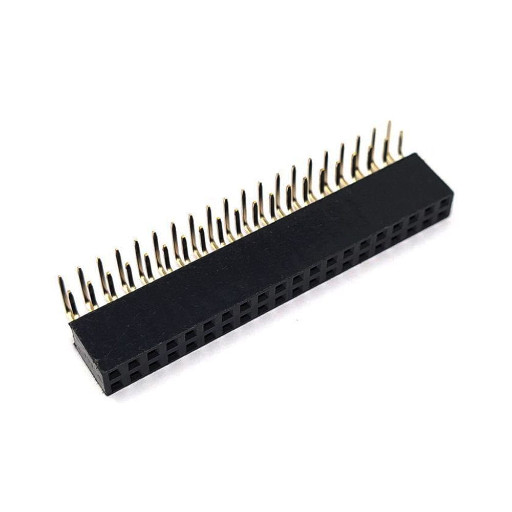 Angled Female GPIO Header for Raspberry Pi Zero by The Pi Hut - The Pi Hut