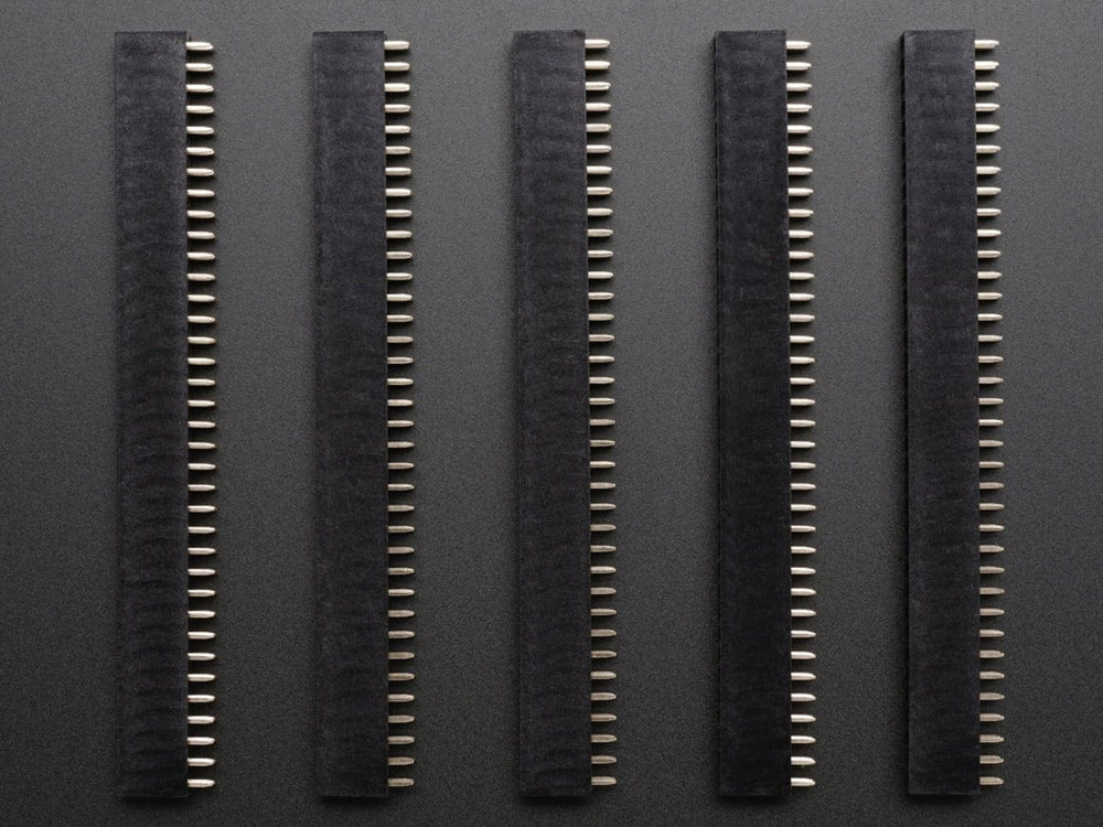 0.1" 2x36-pin Strip Straight Socket (Female) Header (5 pack) by The Pi Hut - The Pi Hut