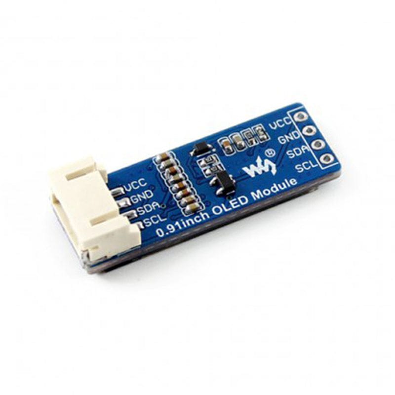 0.91" OLED Display Module by Waveshare - The Pi Hut
