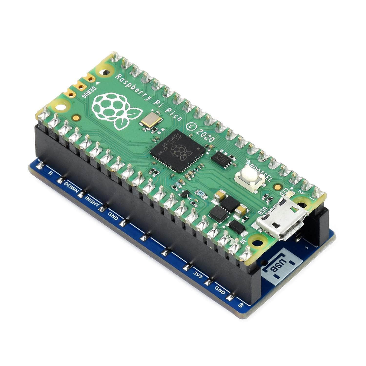 0.96" LCD Display Module for Raspberry Pi Pico (160×80) by Waveshare - The Pi Hut