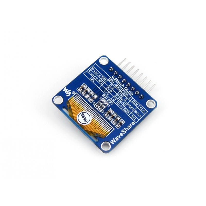 0.96" OLED Display Module by Waveshare - The Pi Hut