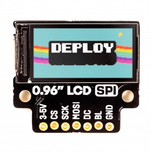 0.96" SPI Colour LCD (160x80) Breakout - The Pi Hut
