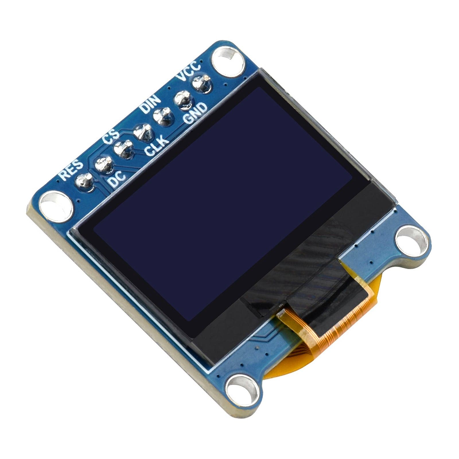 0.96" OLED Display Module - Upper Yellow/Lower Blue (128x64) by Waveshare - The Pi Hut