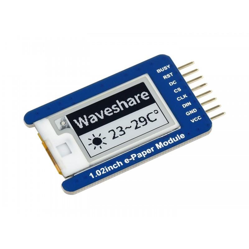 1.02" E-Ink Display Module (128x80) by Waveshare - The Pi Hut
