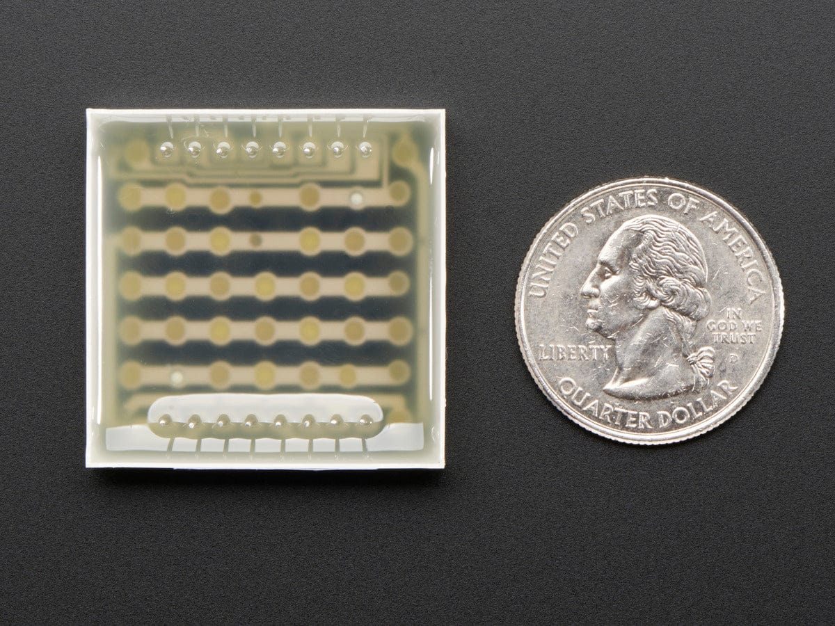 1.2" 8x8 Matrix Square Pixel - White (KWM-R30881CWB-Y) by The Pi Hut - The Pi Hut