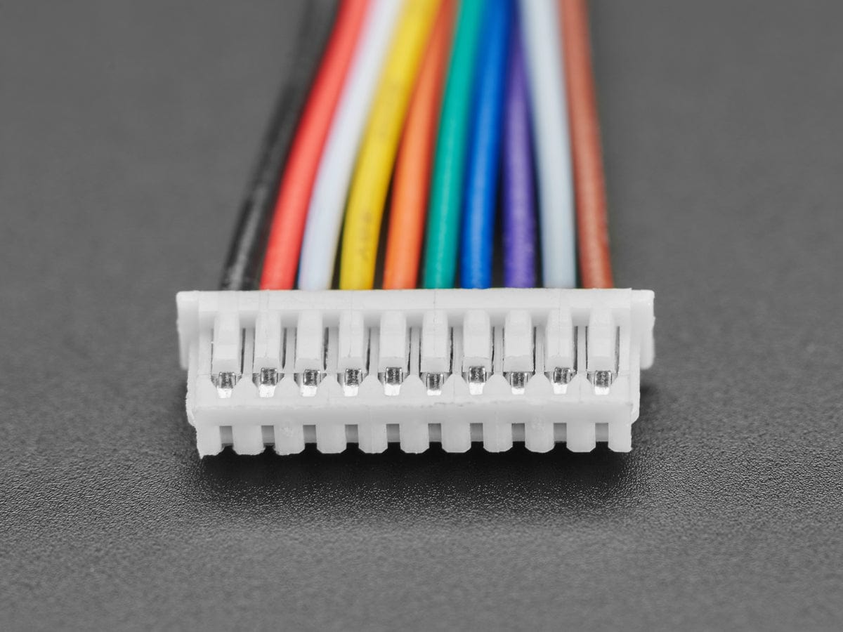 1.25mm Pitch 10-pin Cable 20cm long 1:1 Cable (Molex PicoBlade Compatible) by The Pi Hut - The Pi Hut
