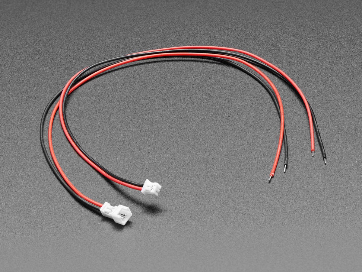 1.25mm Pitch 2-pin Cable Matching Pair - 40cm long (Molex PicoBlade Compatible) by The Pi Hut - The Pi Hut