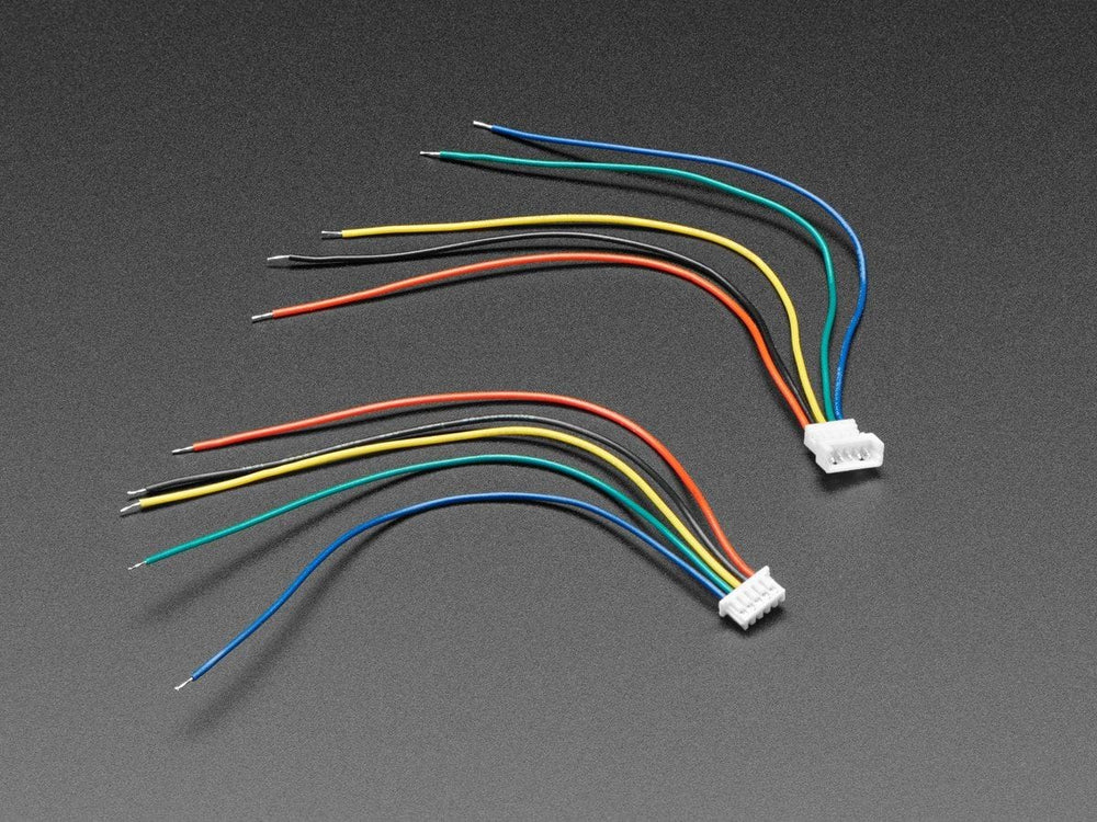 1.25mm Pitch 5-pin 28AWG Cable Matching Pair 10 cm long by The Pi Hut - The Pi Hut
