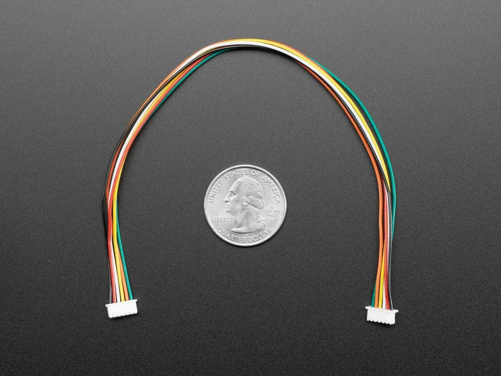 1.25mm Pitch 6-pin Cable 20cm long 1:1 Cable (Molex PicoBlade Compatible) by The Pi Hut - The Pi Hut