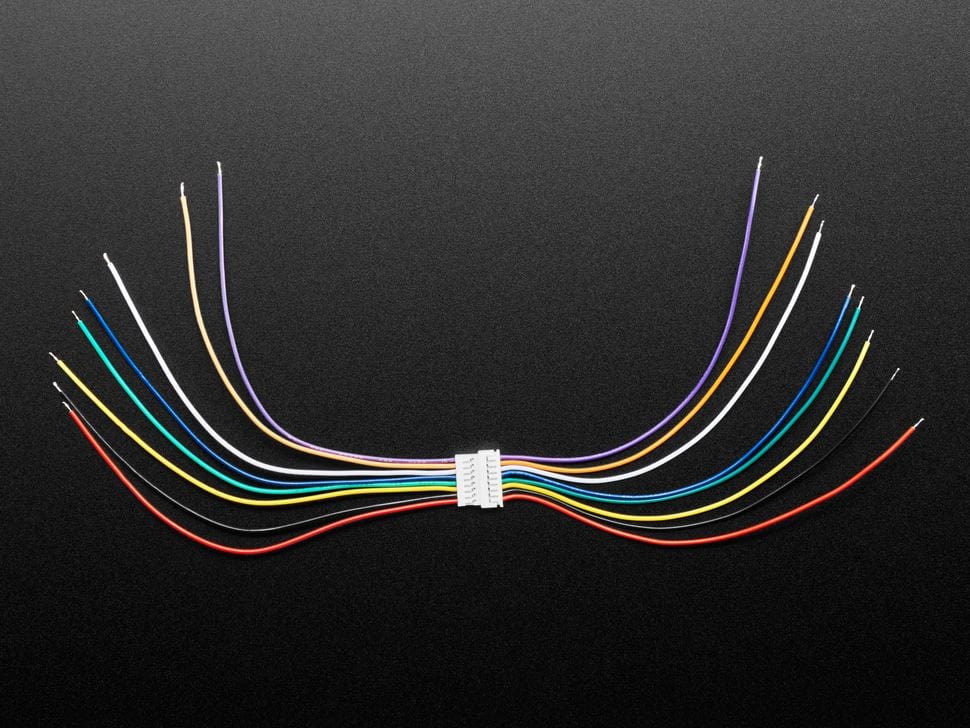 1.25mm Pitch 8-pin Cable Matching Pair - 10cm long (Molex PicoBlade Compatible) by The Pi Hut - The Pi Hut