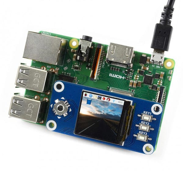 1.3" IPS 240x240 LCD Display HAT for Raspberry Pi by Waveshare - The Pi Hut