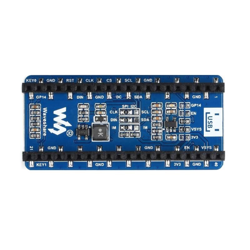 1.3" OLED Display Module for Raspberry Pi Pico (64×128) by Waveshare - The Pi Hut