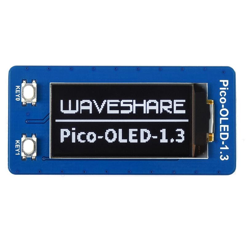 1.3" OLED Display Module for Raspberry Pi Pico (64×128) - The Pi Hut