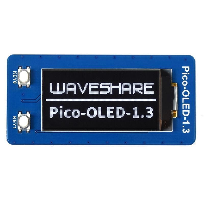 1.3" OLED Display Module for Raspberry Pi Pico (64×128) by Waveshare - The Pi Hut