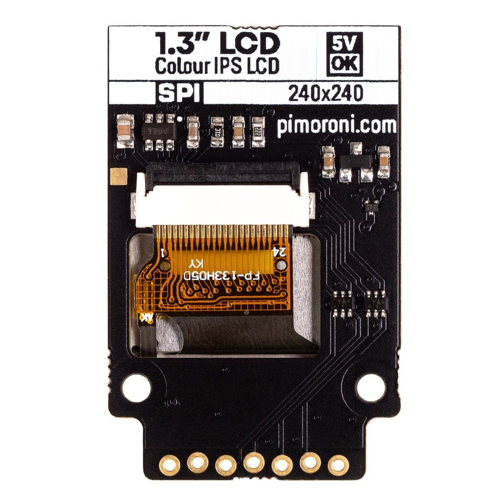 1.3" SPI Colour LCD (240x240) Breakout by Pimoroni - The Pi Hut
