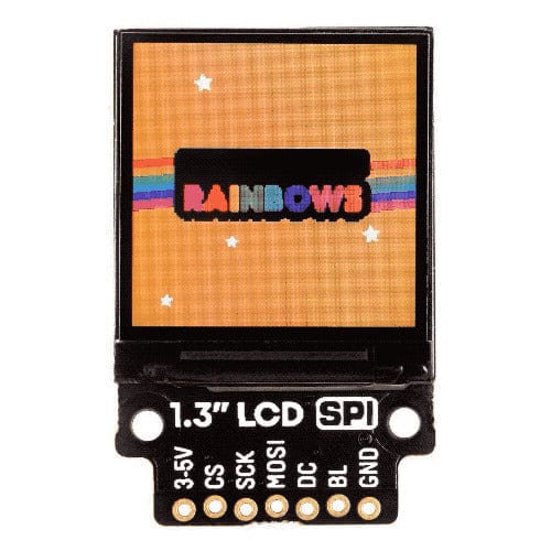1.3" SPI Colour LCD (240x240) Breakout by Pimoroni - The Pi Hut
