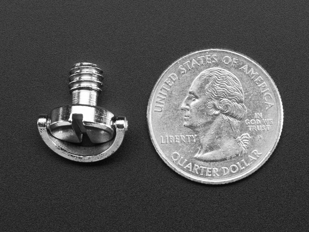 1/4" Screw with D-Ring - for Cameras / Tripods / Photo / Video by The Pi Hut - The Pi Hut