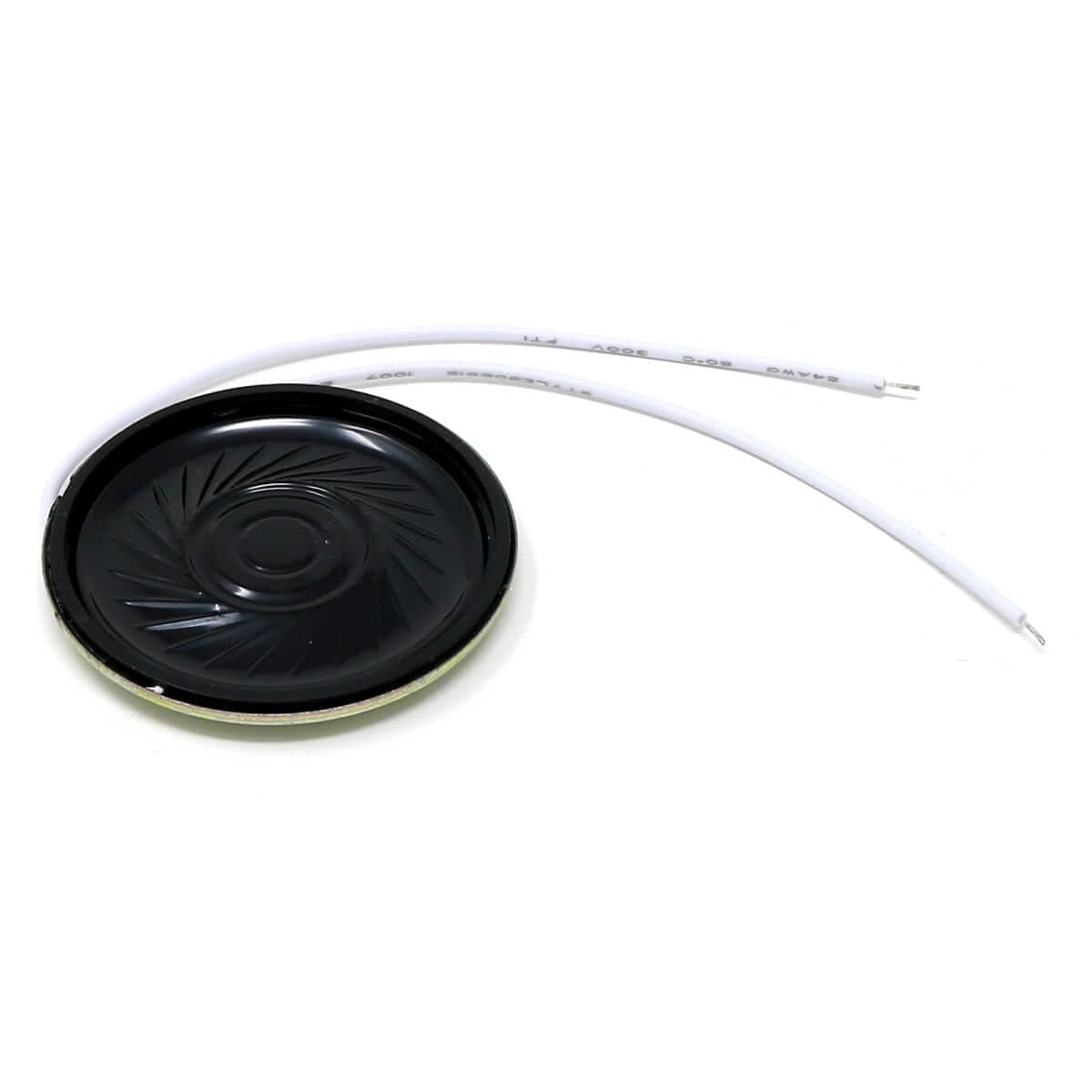 1.5" Mini metal Speaker with Wires - 8 Ohm 0.5W by The Pi Hut - The Pi Hut