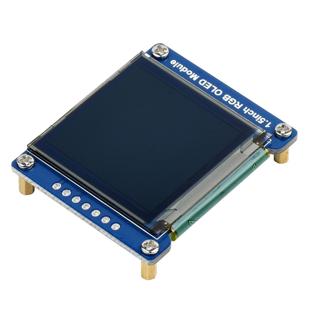 1.5" RGB OLED Display Module - 16-bit High Colour (128x128) by Waveshare - The Pi Hut