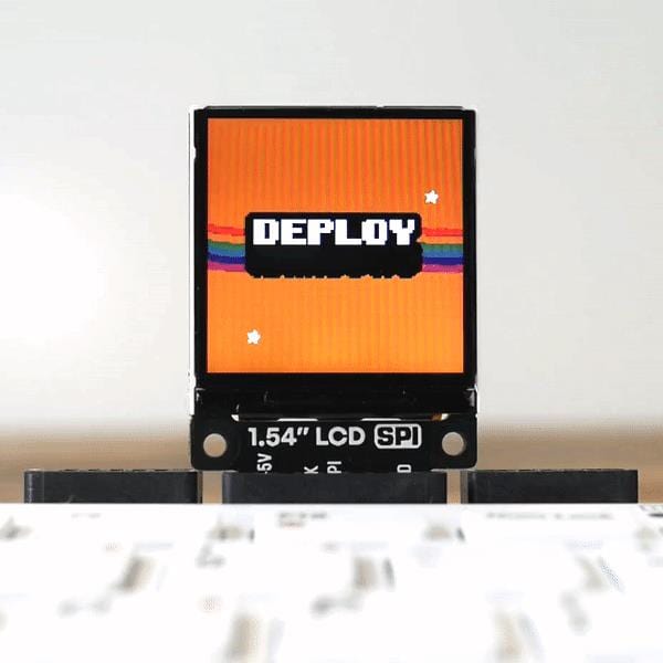1.54" SPI Colour Square LCD (240x240) Breakout by Pimoroni - The Pi Hut