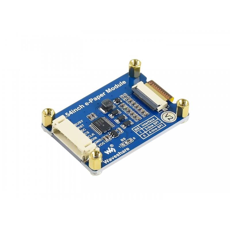 1.54" three-colour E-Ink display module (200x200) by Waveshare - The Pi Hut