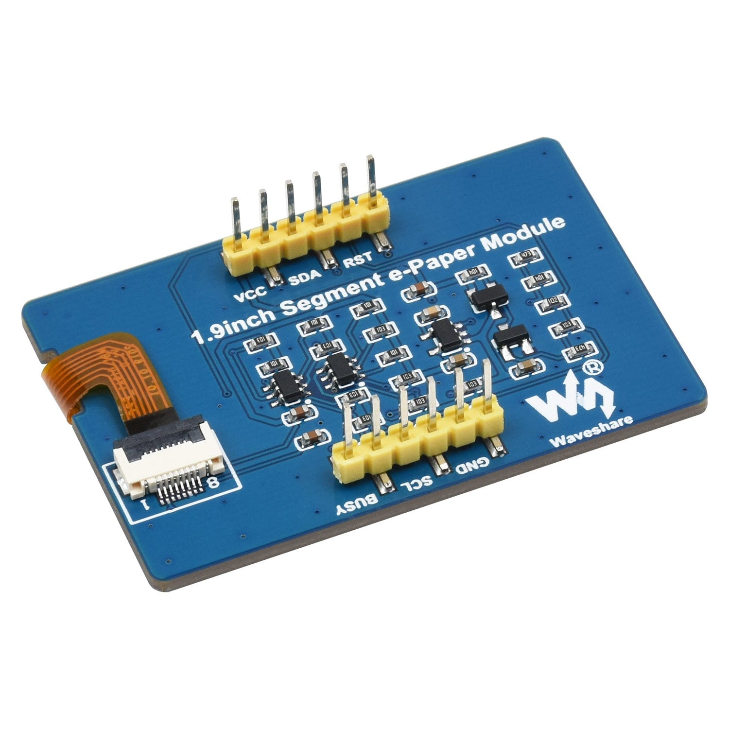 1.9" Segment E-Paper Display Module by Waveshare - The Pi Hut