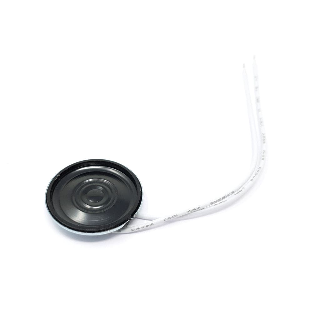 1" Mini metal Speaker with Wires - 8 Ohm 0.5W by The Pi Hut - The Pi Hut