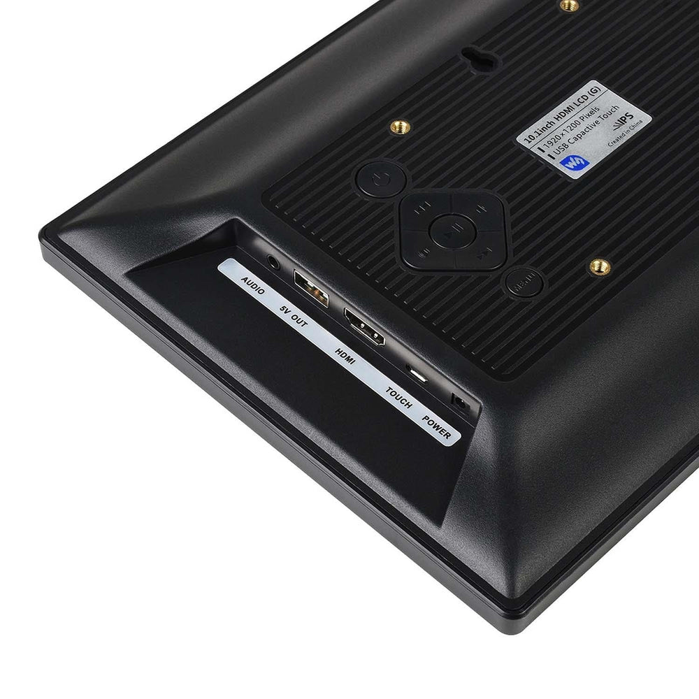 10.1" HD IPS Capacitive Touch Screen in Case (1920x1200) by Waveshare - The Pi Hut