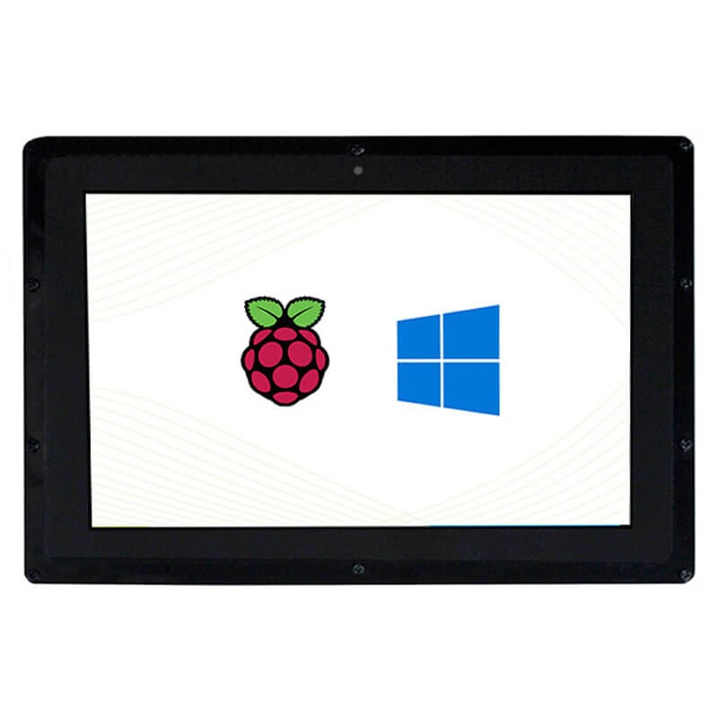 10.1" IPS HDMI 1280x800 Touch Screen & Case (USB) by Waveshare - The Pi Hut
