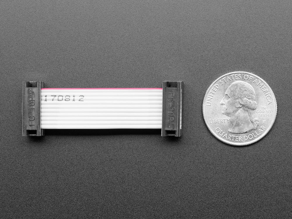 10-pin Socket/Socket IDC cable - Short 1.5" by The Pi Hut - The Pi Hut