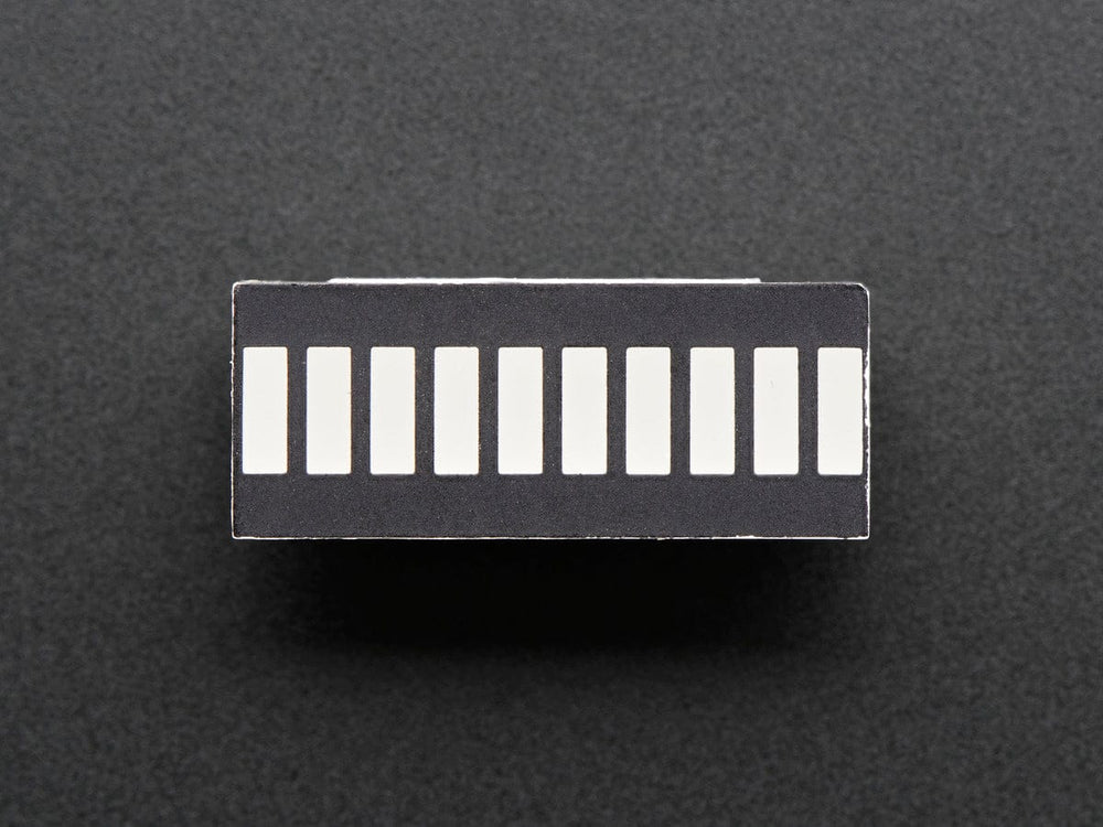 10 Segment Light Bar Graph LED Display - Blue (KWL-R1025BB) by The Pi Hut - The Pi Hut