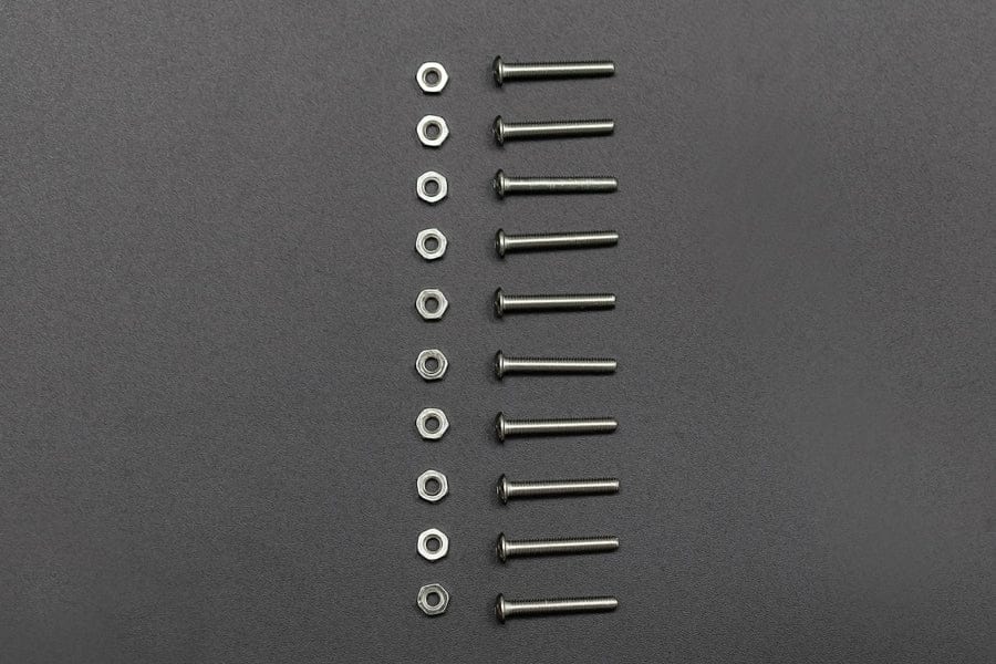 10 Sets M3x20 Screw Low Profile Hex Head Cap Screw by DFRobot - The Pi Hut