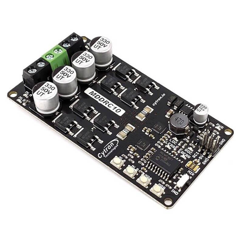 10A 2-Channel 7-30V DC Motor Driver for RC by Cytron - The Pi Hut