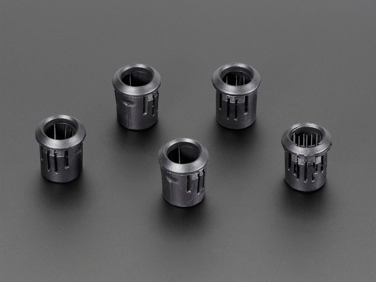 10mm Plastic Bevel LED Holder - Pack of 5 by The Pi Hut - The Pi Hut