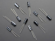 10uF 50V Electrolytic Capacitors - Pack of 10 - The Pi Hut