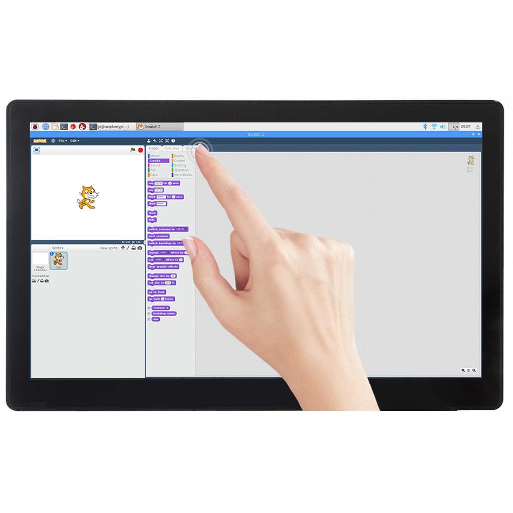11.6" IPS Capacitive Touchscreen LCD with Case (1920x1080) by Waveshare - The Pi Hut