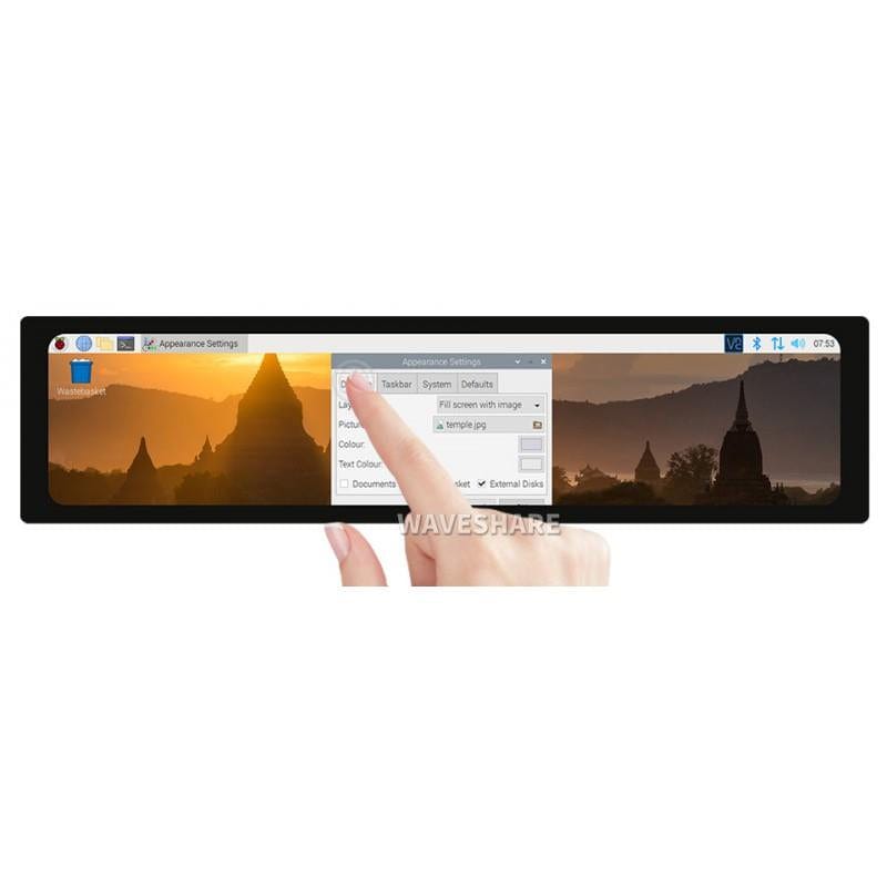 11.9" IPS Capacitive Touchscreen (320x1480) by Waveshare - The Pi Hut
