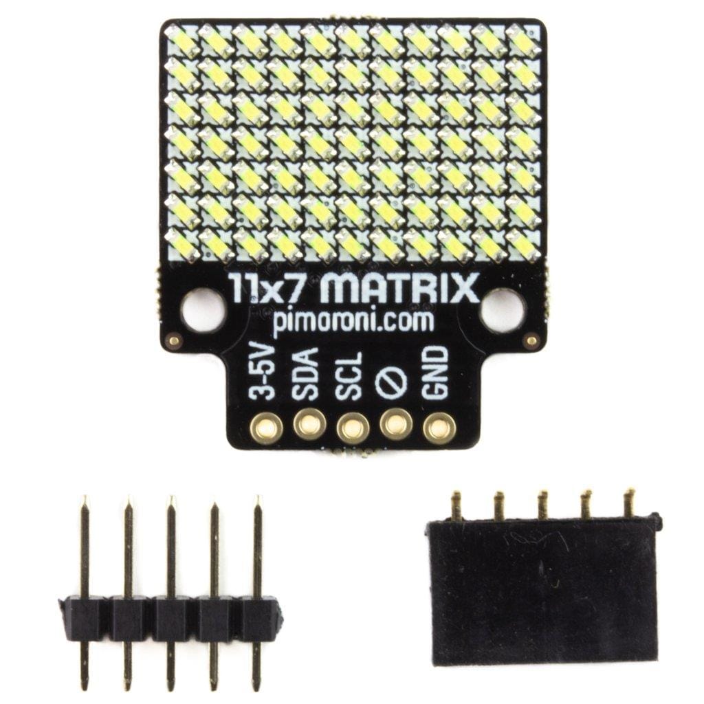 11x7 LED Matrix Breakout by Pimoroni - The Pi Hut