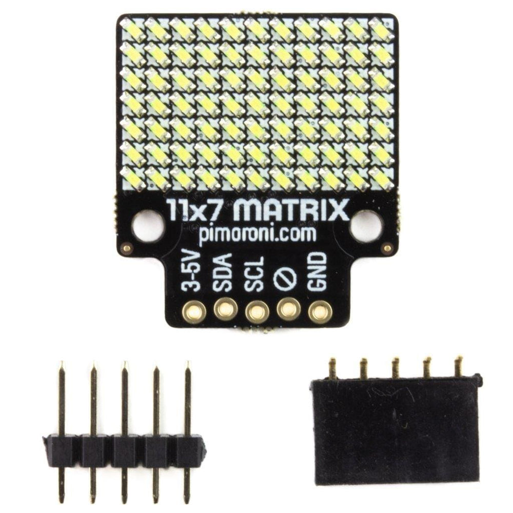 11x7 LED Matrix Breakout by Pimoroni - The Pi Hut
