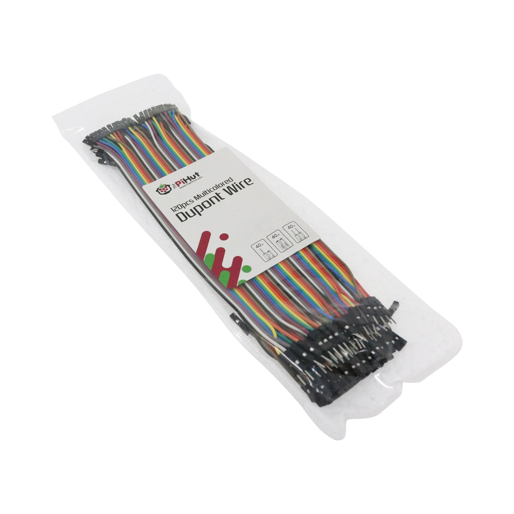 120-Piece Ultimate Jumper Bumper Pack (Dupont Wire) by The Pi Hut - The Pi Hut