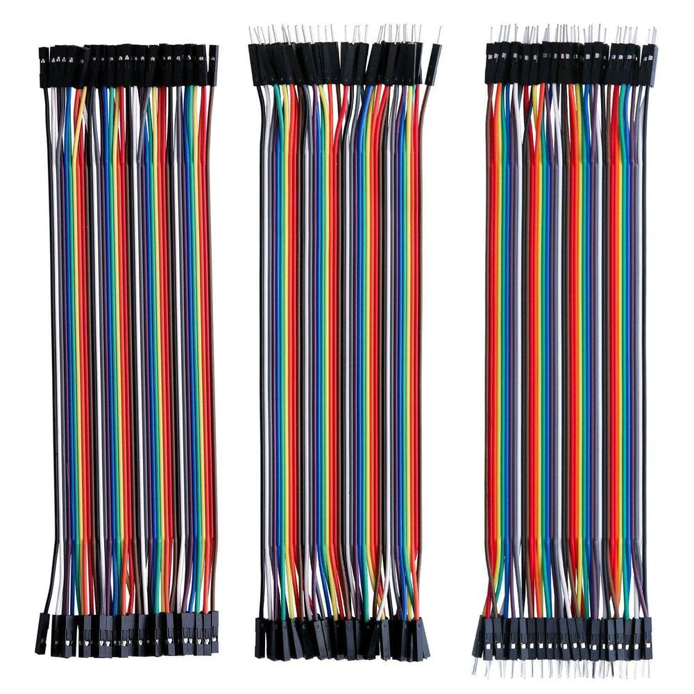 120-Piece Ultimate Jumper Bumper Pack (Dupont Wire) by The Pi Hut - The Pi Hut