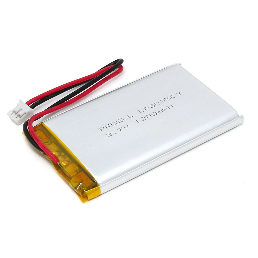 1200mAh 3.7V LiPo Battery - The Pi Hut