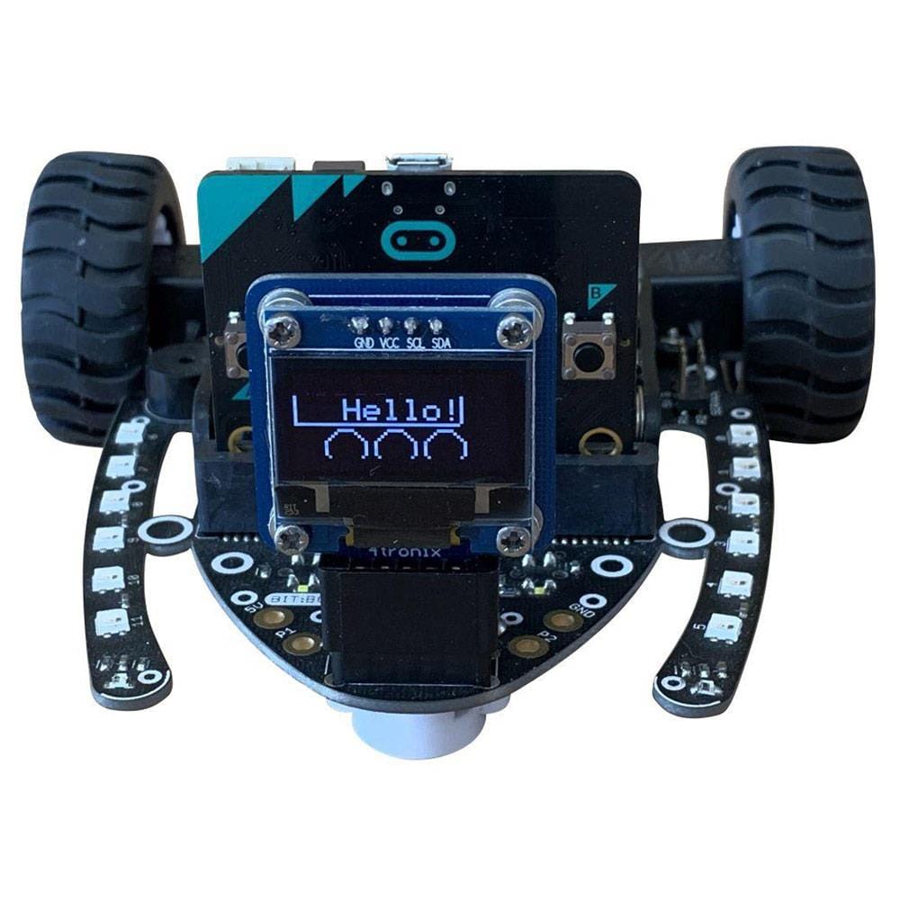 128x64 Monochrome OLED Breakout by 4tronix - The Pi Hut