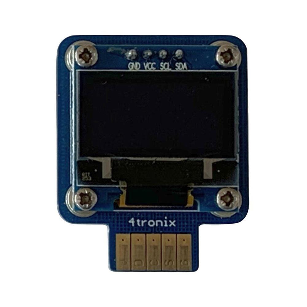 128x64 Monochrome OLED Breakout by 4tronix - The Pi Hut