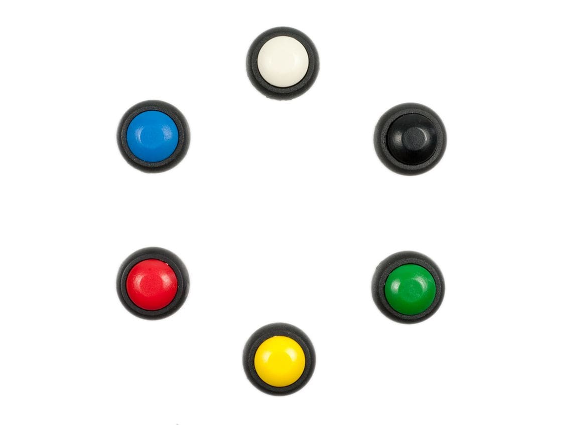 12mm Domed Push Button (6 Pack) by Seeed - The Pi Hut